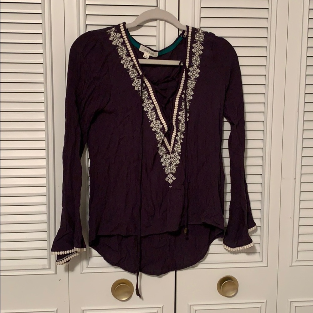 Blouse from dry goods